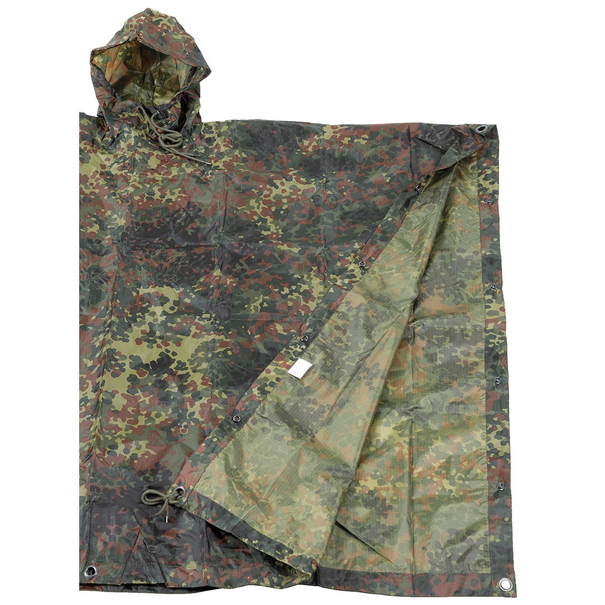 Pončo US rip-stop 144x223 cm BW FLECKTARN