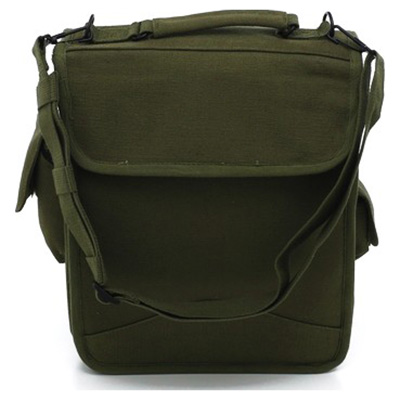 Taška VINTAGE M-51 přes rameno 30 x 35 x 15 cm ZELENÁ