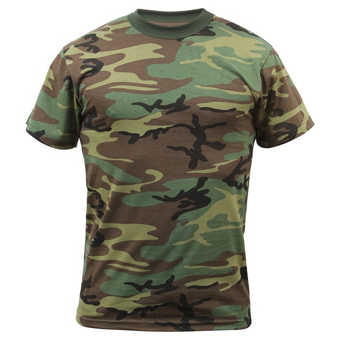Triko s krátkým rukávem US WOODLAND vel. 4XL