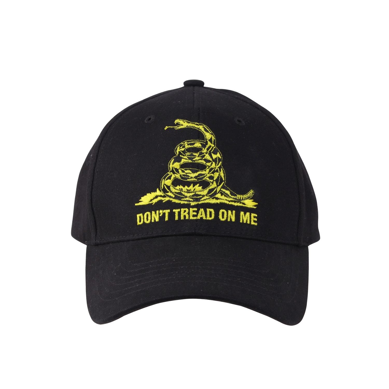 Čepice baseball DON'T TREAD ON ME ČERNÁ