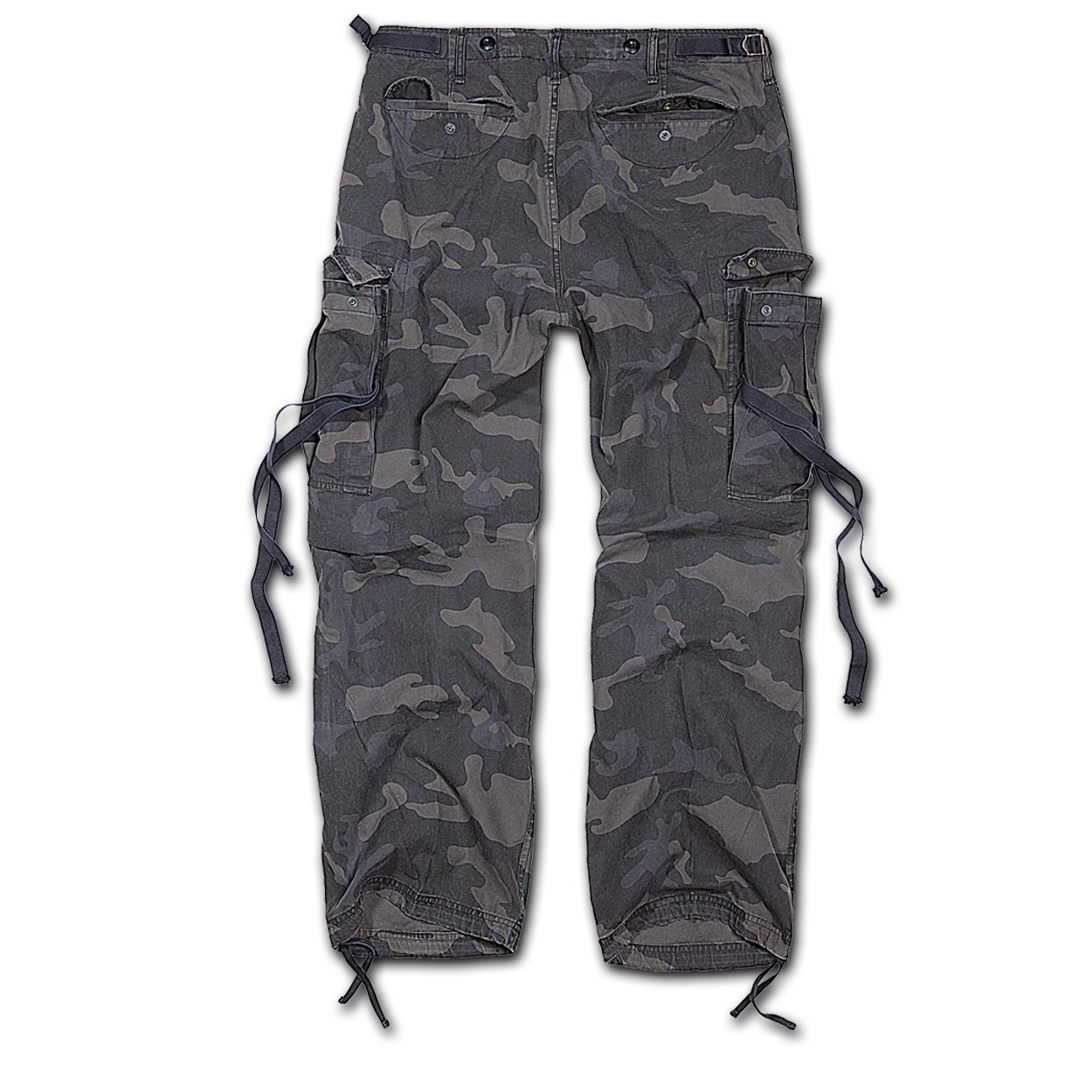 Kalhoty M65 vintage BLACK CAMO vel. 3XL