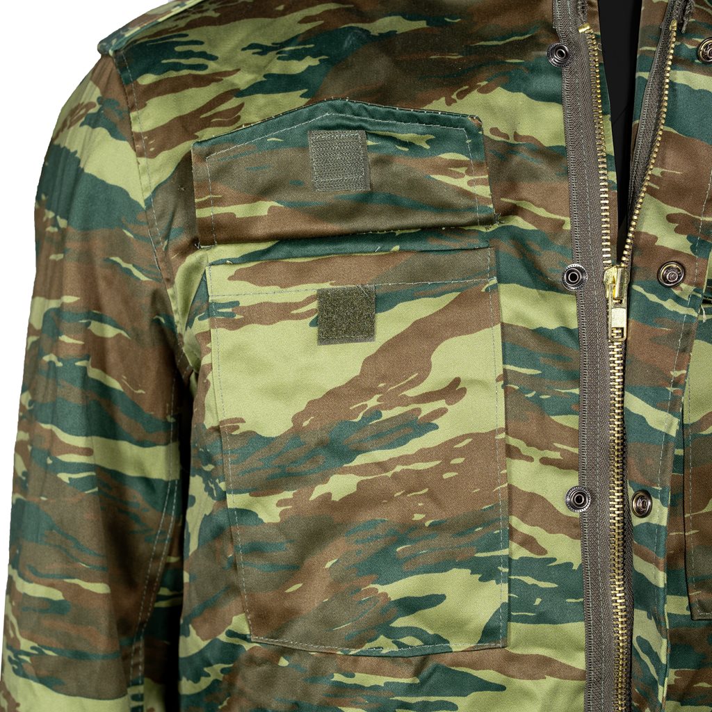 Bunda s vložkou M65 ŘECKÁ LIZARD CAMO použitá vel. XXS