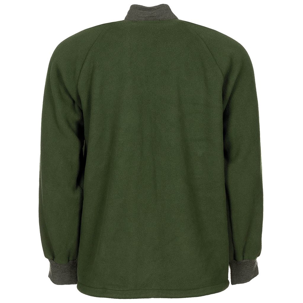 Mikina BRITSKÁ fleece ZELENÁ použitá vel. 170/104