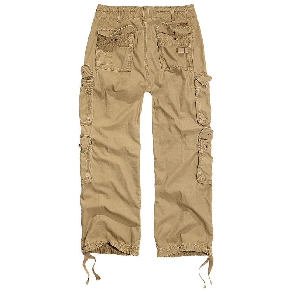 Kalhoty PURE vintage KHAKI vel. 7XL