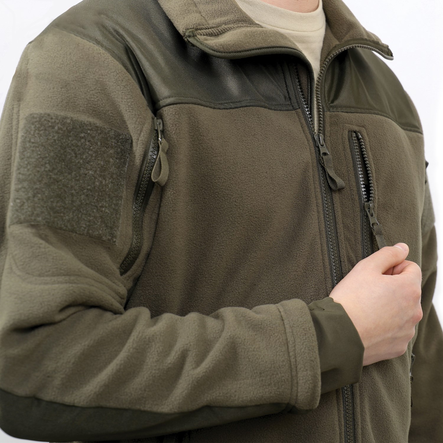 Bunda SPEC OPS fleece ZELENÁ vel. L
