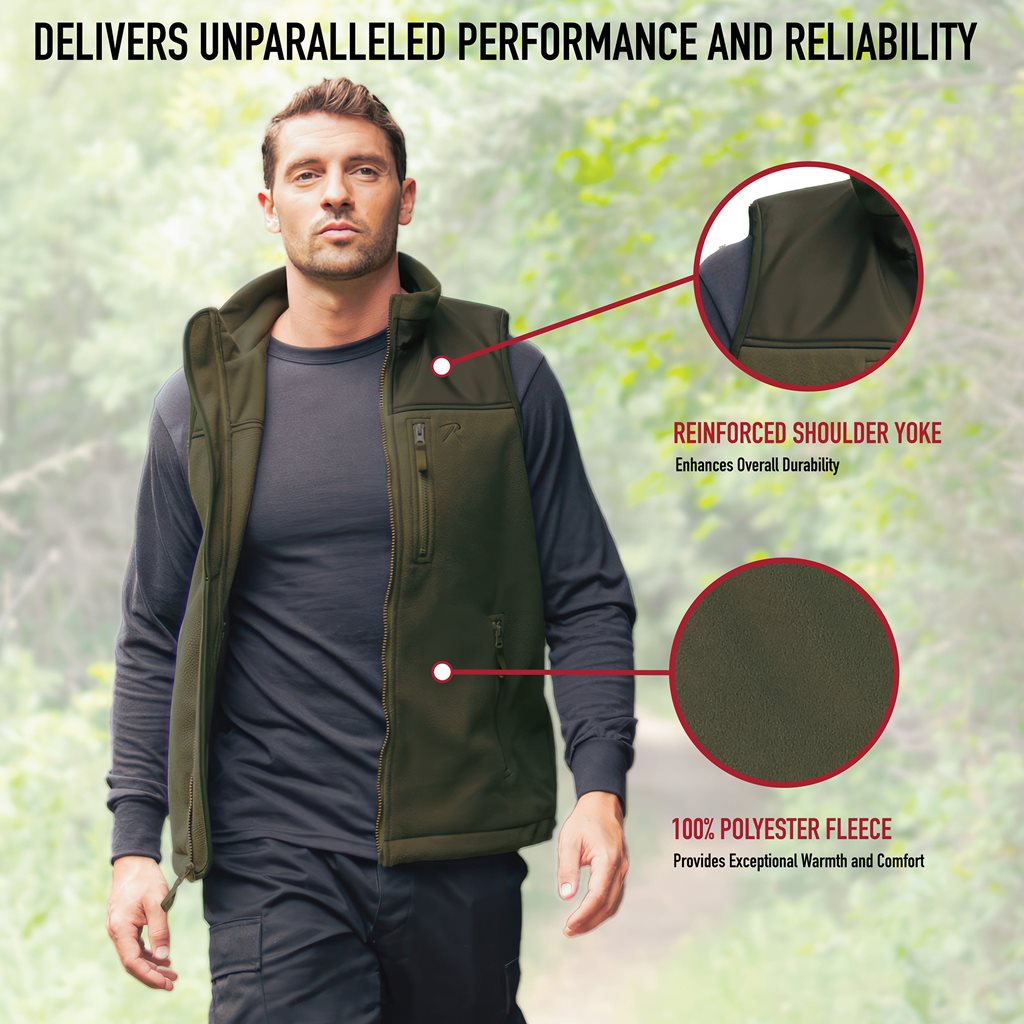 Vesta fleece SPEC OPS tactical ZELENÁ vel. L