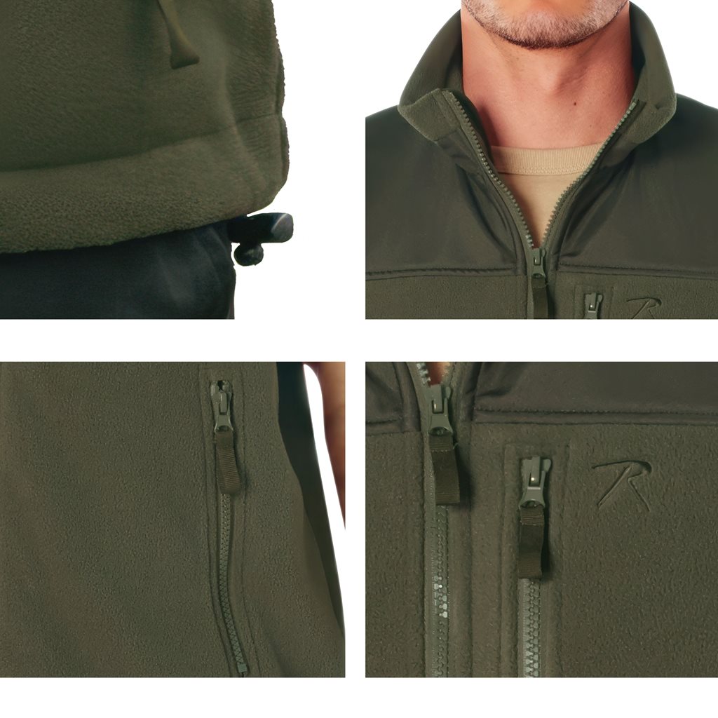 Vesta fleece SPEC OPS tactical ZELENÁ vel. XXL
