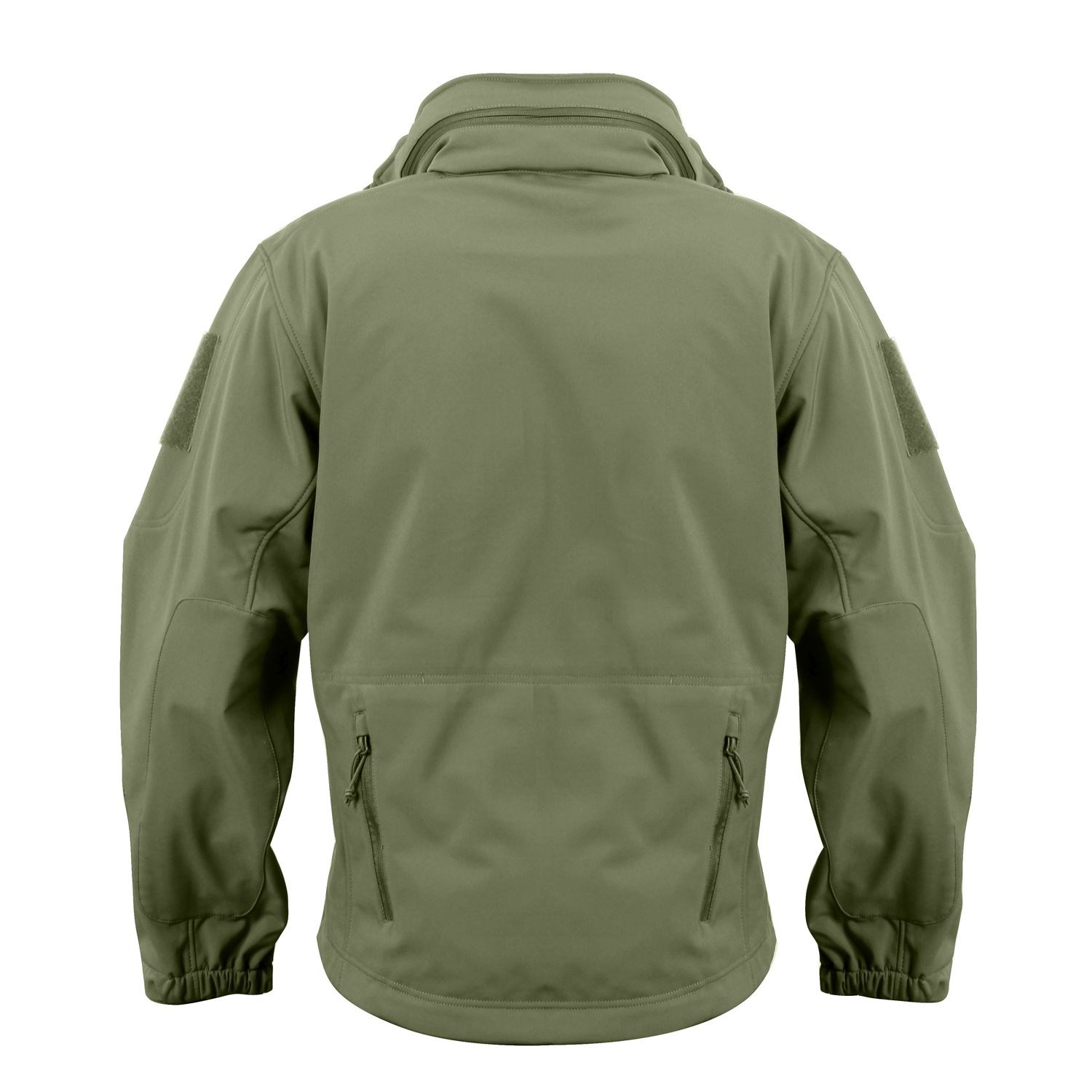Bunda TACTICAL s kapucí softshell ZELENÁ vel. 3XL