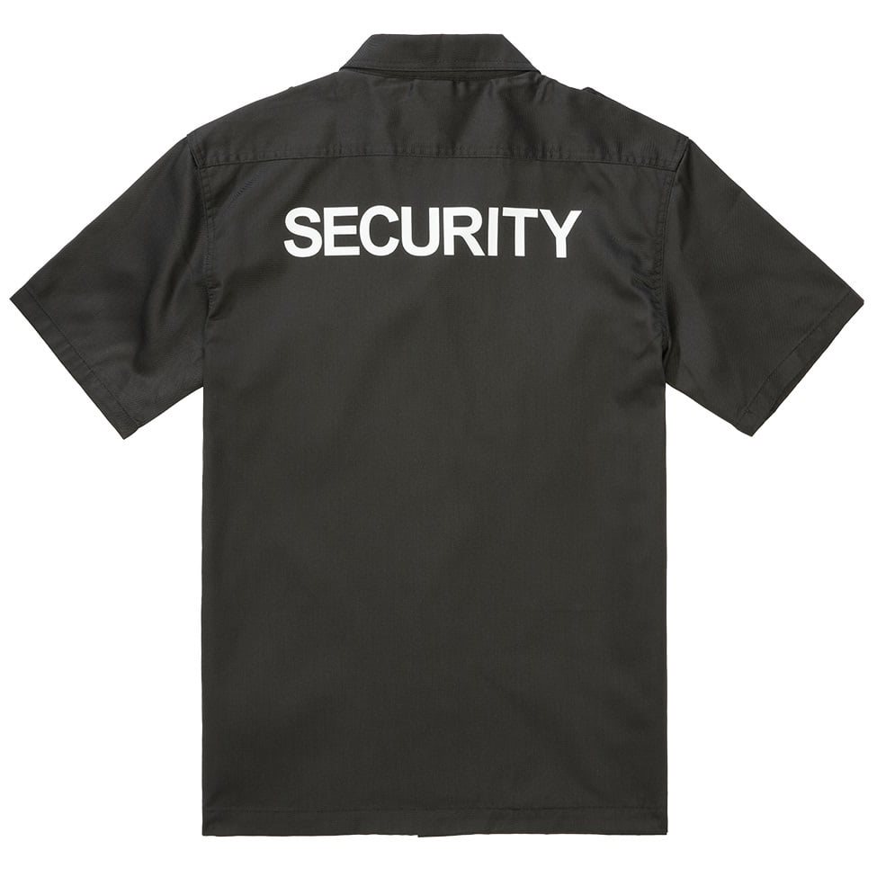 Košile US SECURITY krátký rukáv ČERNÁ vel. 7XL