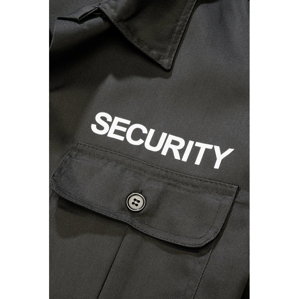 Košile US SECURITY krátký rukáv ČERNÁ vel. L