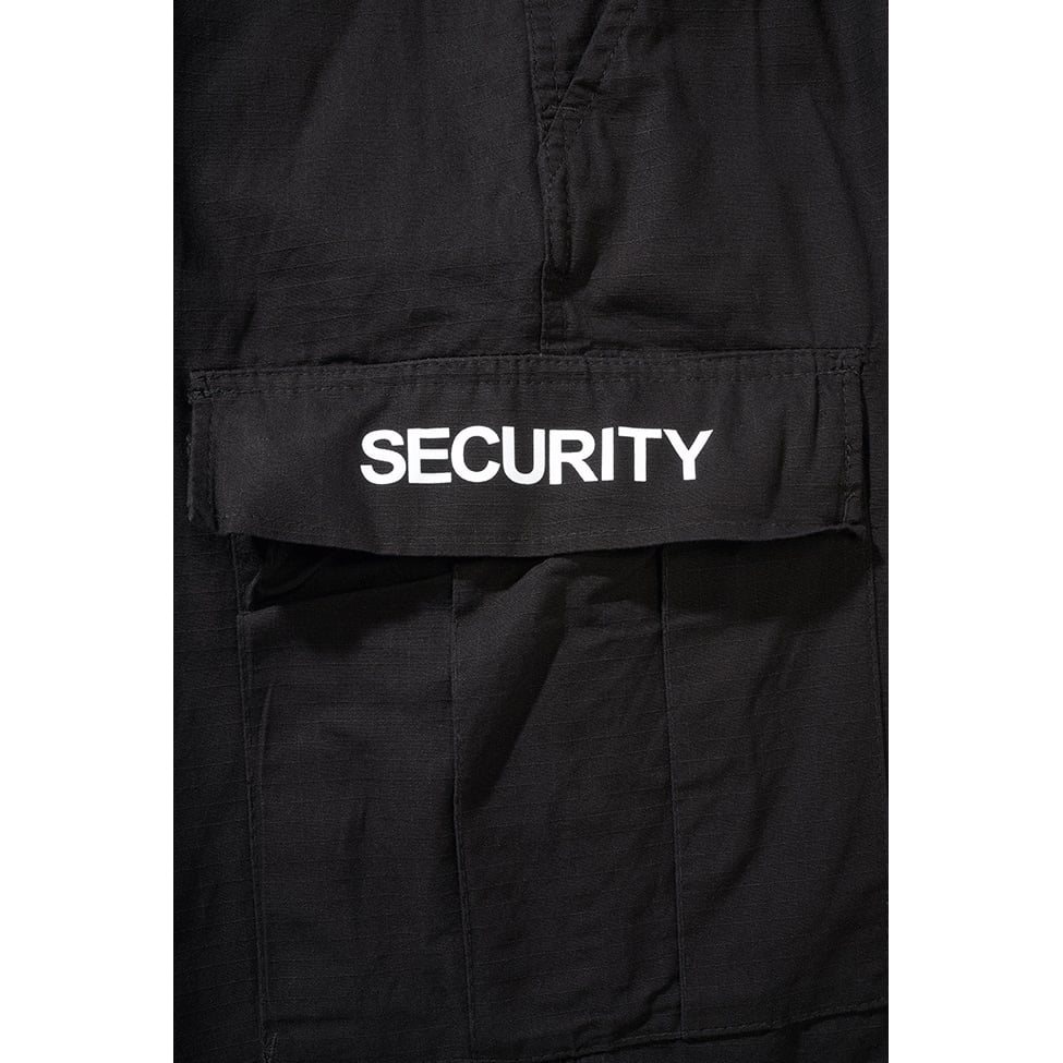 Kraťasy US BDU SECURITY rip-stop ČERNÉ vel. 3XL