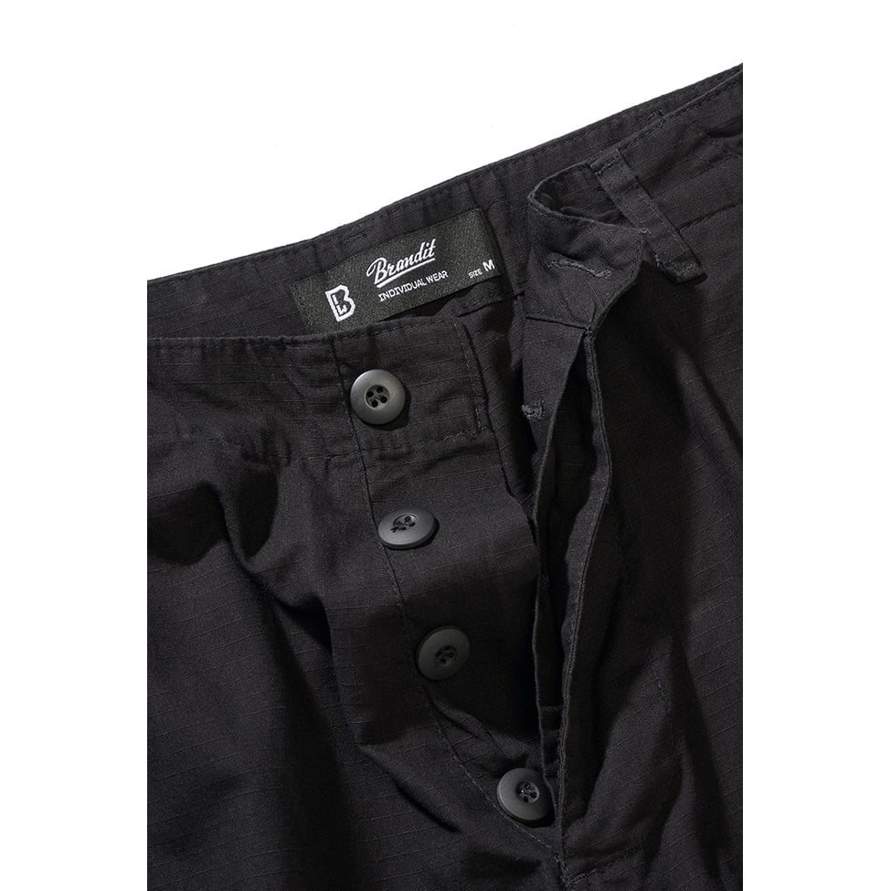 Kraťasy US BDU SECURITY rip-stop ČERNÉ vel. 3XL
