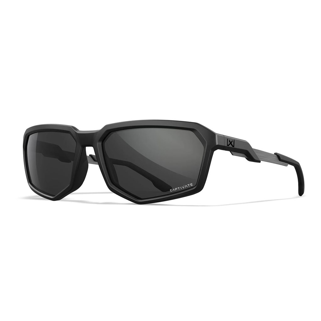 Brýle střelecké WX RECON CAPTIVATE™ ČERNÝ rám KOUŘOVÁ skla