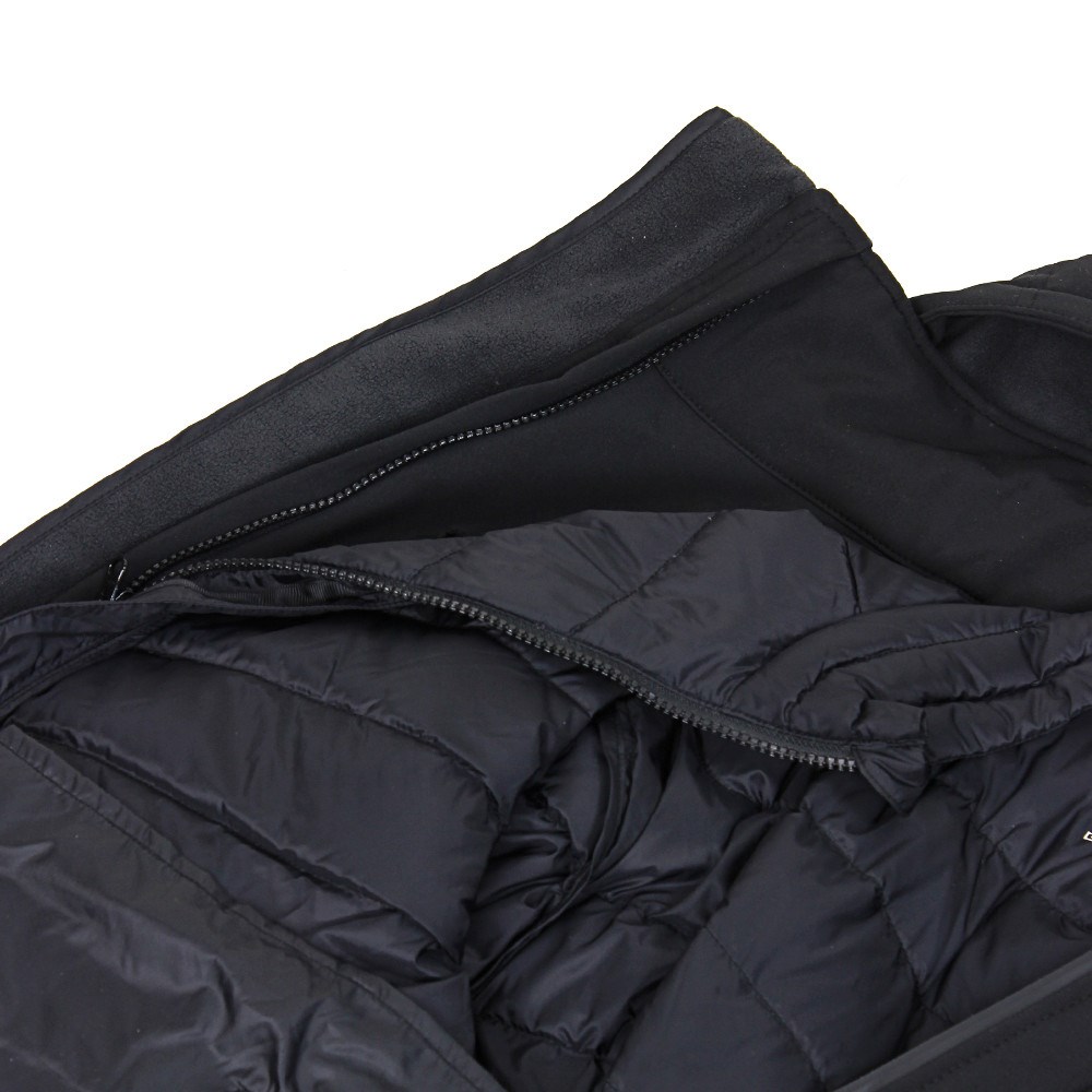 Bunda - parka OVERCAST SOFTSHELL ČERNÁ vel. L