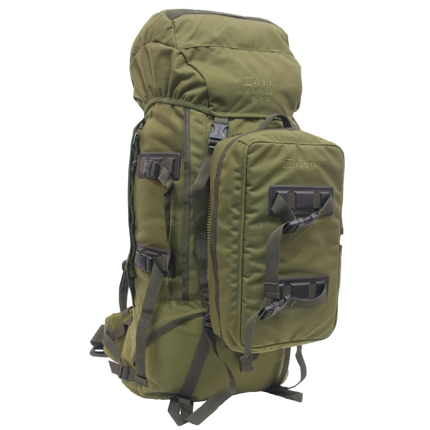 Batoh MMPS CRUSADER III 90+20L ZELENÝ vel. 3