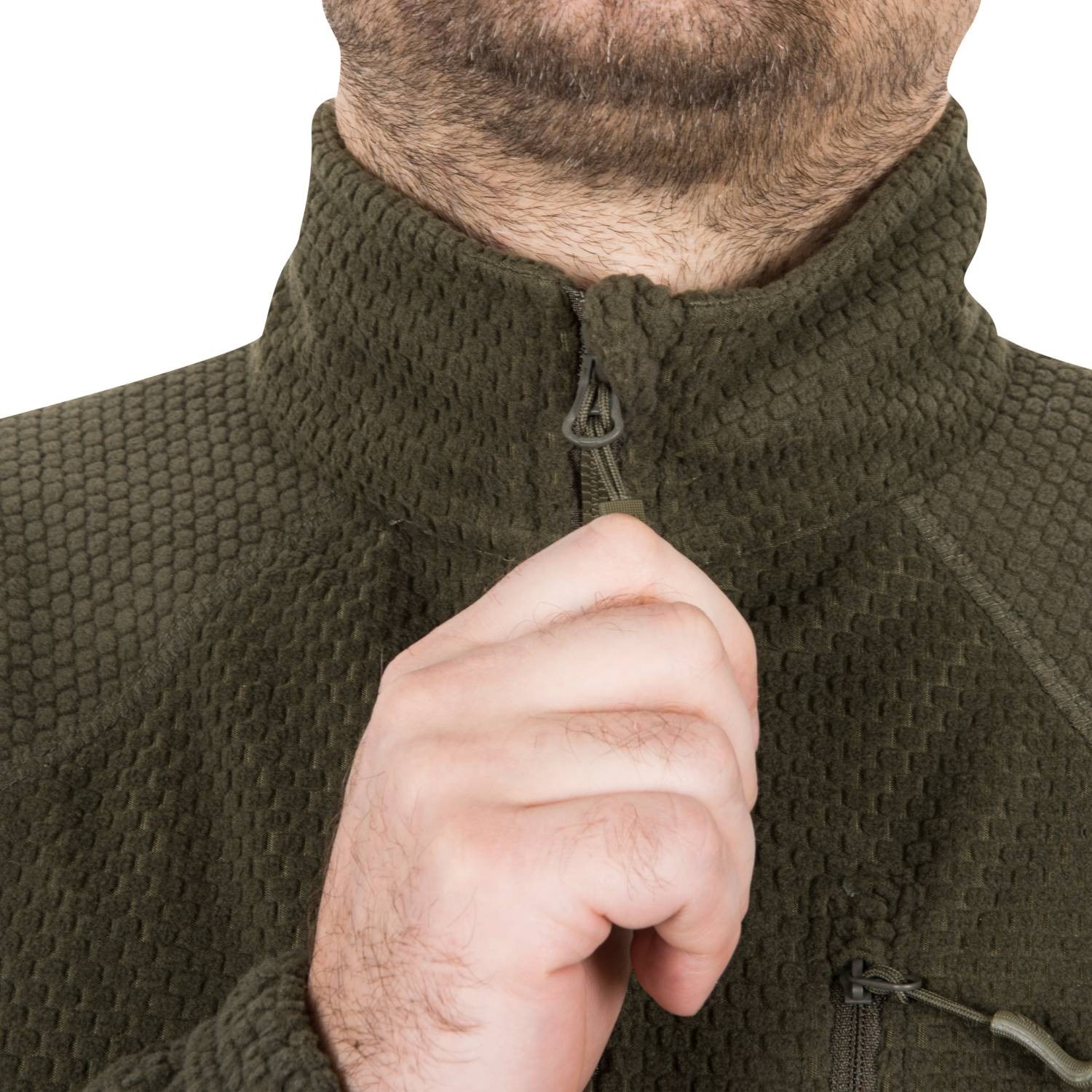 Mikina funkční fleece ALPHA TACTICAL ZELENÁ vel. XS