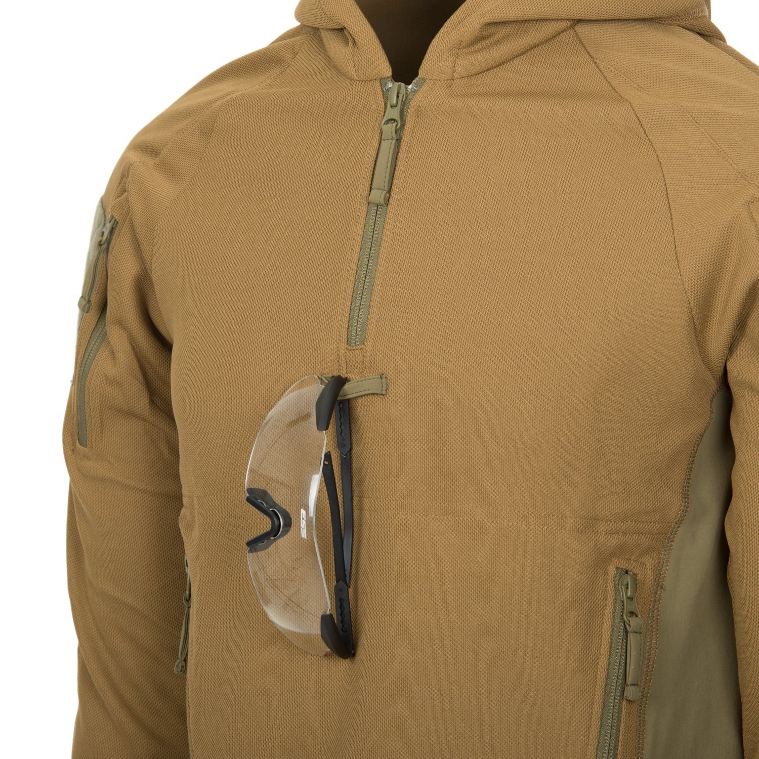 Mikina RANGE TOPCOOL COYOTE/ADAPTIVE GREEN