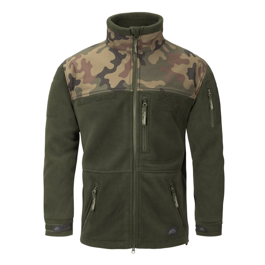 Bunda INFANTRY fleece ZELENÁ/WOODLAND POLSKÝ vel. 3XL