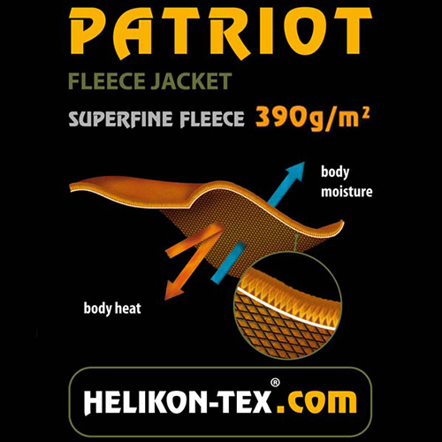 Bunda PATRIOT Heavy fleece ČERNÁ vel. XL