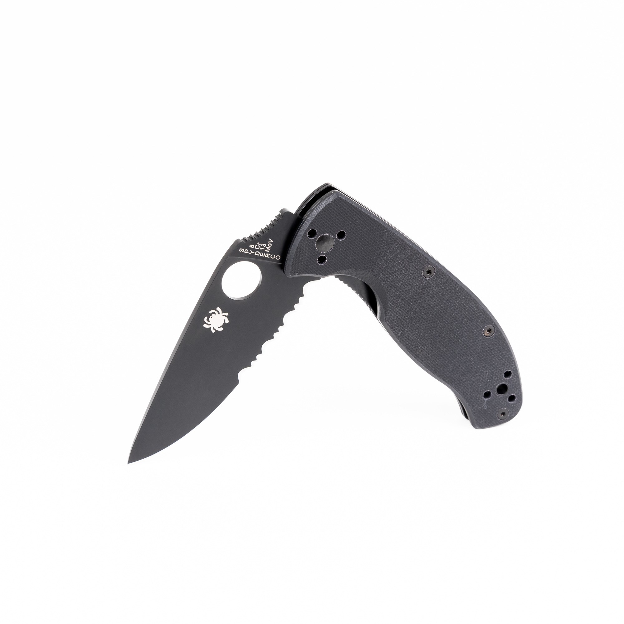 Nůž zavírací SPYDERCO TENACIOUS kombi ČERNÝ