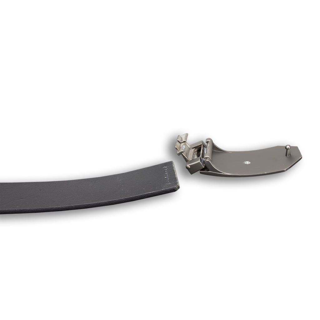 Opasek kožený přezka SPARTAN zkosená 40 mm ČERNÝ vel. 130
