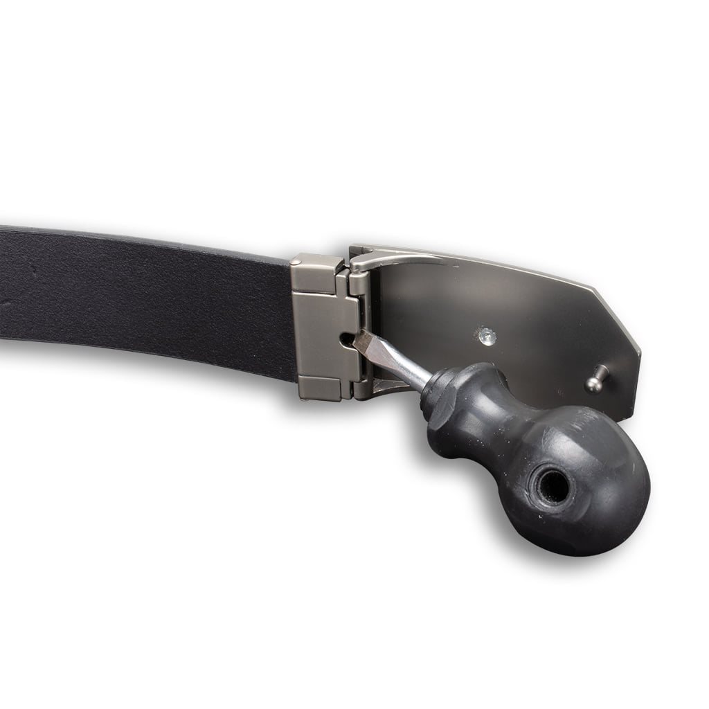 Opasek kožený přezka SPARTAN zkosená 40 mm ČERNÝ vel. 130
