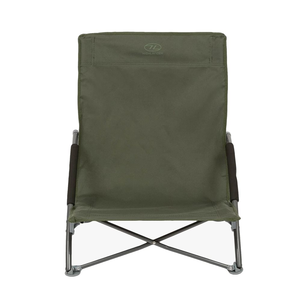 Židle PERCH CAMPING nízký posez ZELENÁ