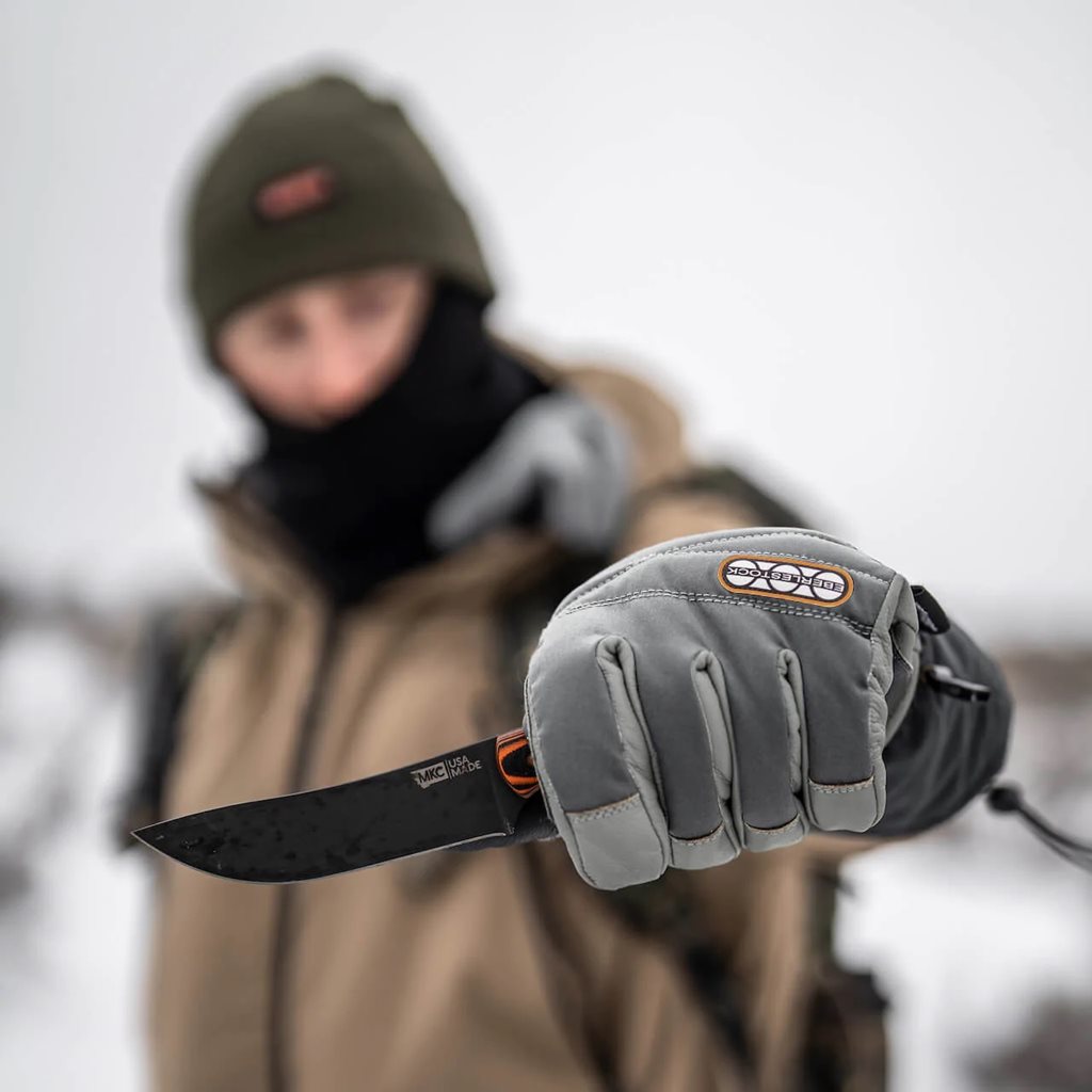 Rukavice WINTER zateplené GUNMETAL vel. S-M