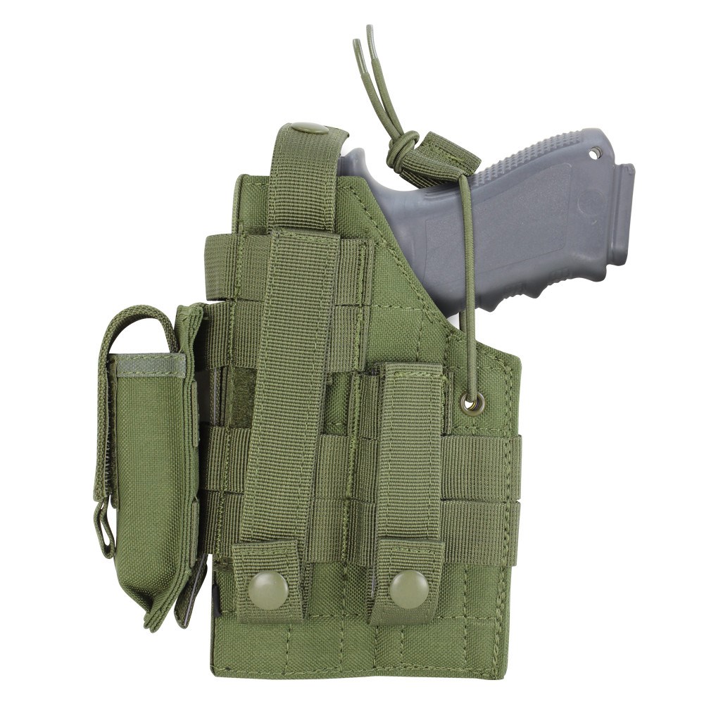 Pouzdro pistolové MOLLE glock oboustranné ZELENÉ