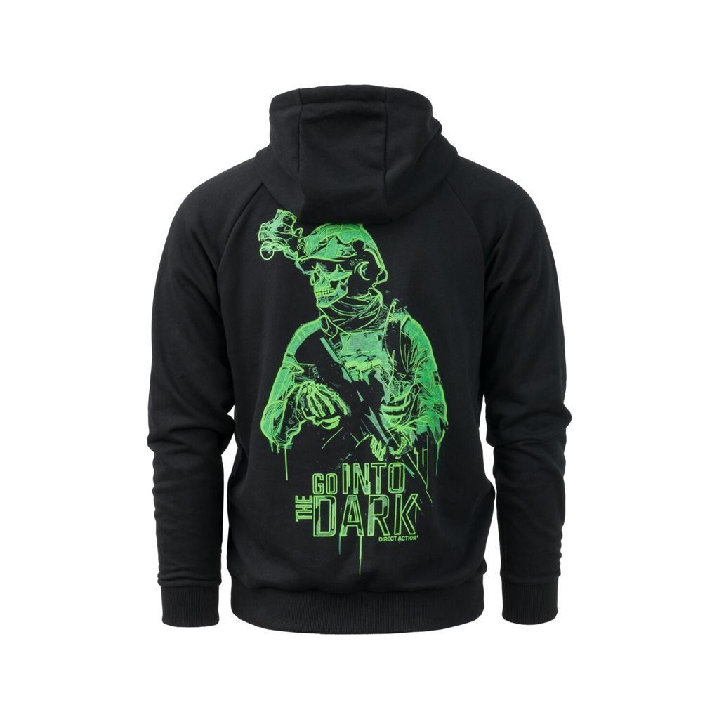 Mikina klokanka INTO THE DARK ČERNÁ vel. 3XL
