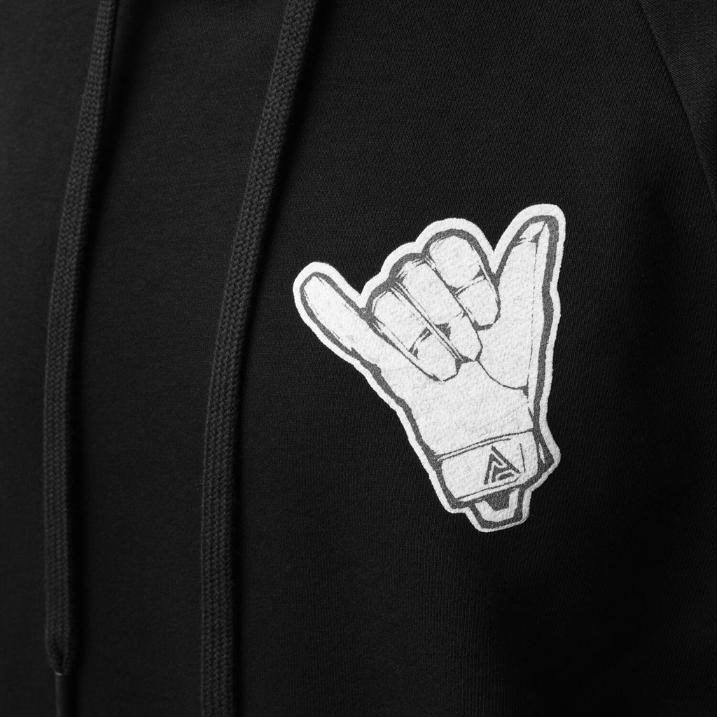 Mikina klokanka SHAKA ČERNÁ vel. XXL