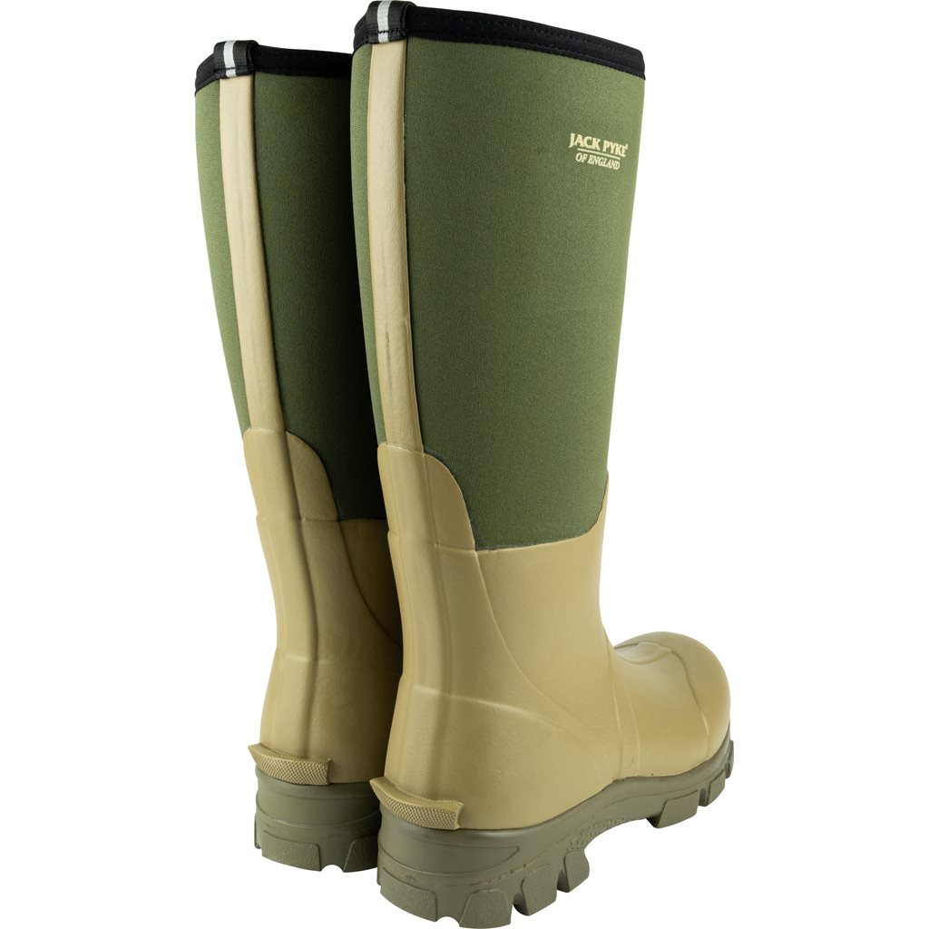 Holínky ASHCOMBE WELLINGTON neoprenové ZELENÉ vel. UK 11