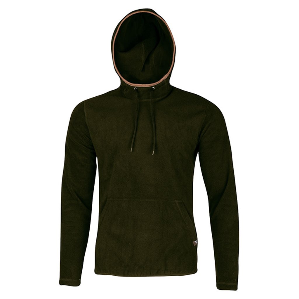 Mikina s kapucí COUNTRY fleece DARK OLIVE vel. L