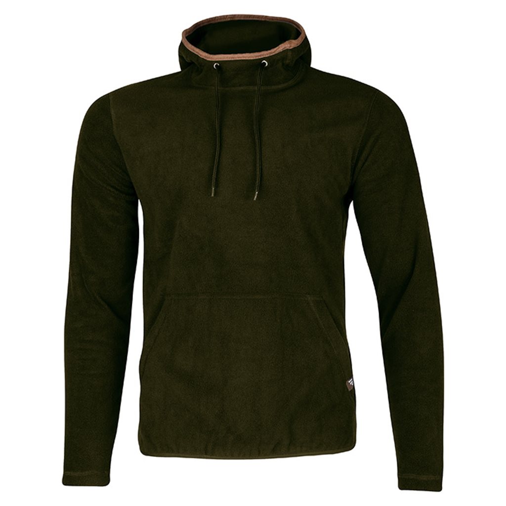 Mikina s kapucí COUNTRY fleece DARK OLIVE vel. L