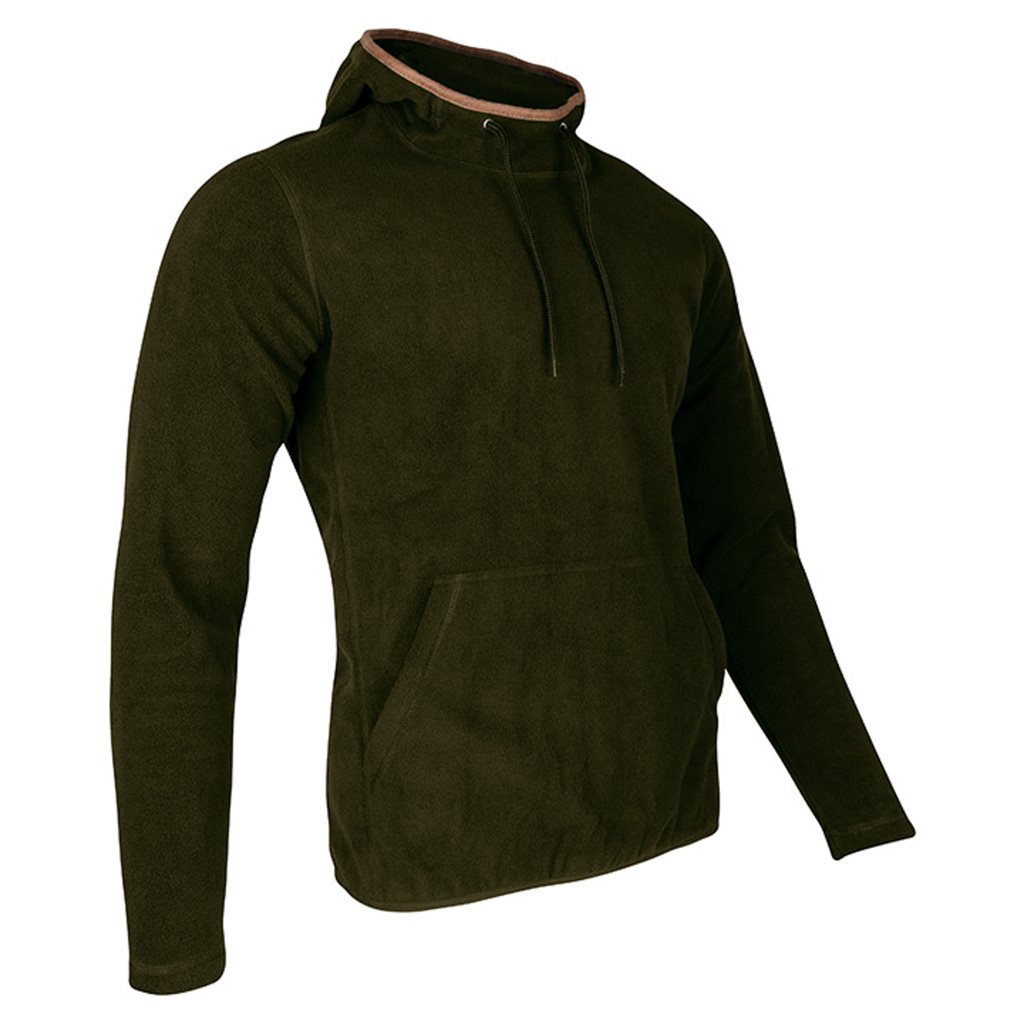 Mikina s kapucí COUNTRY fleece DARK OLIVE vel. L