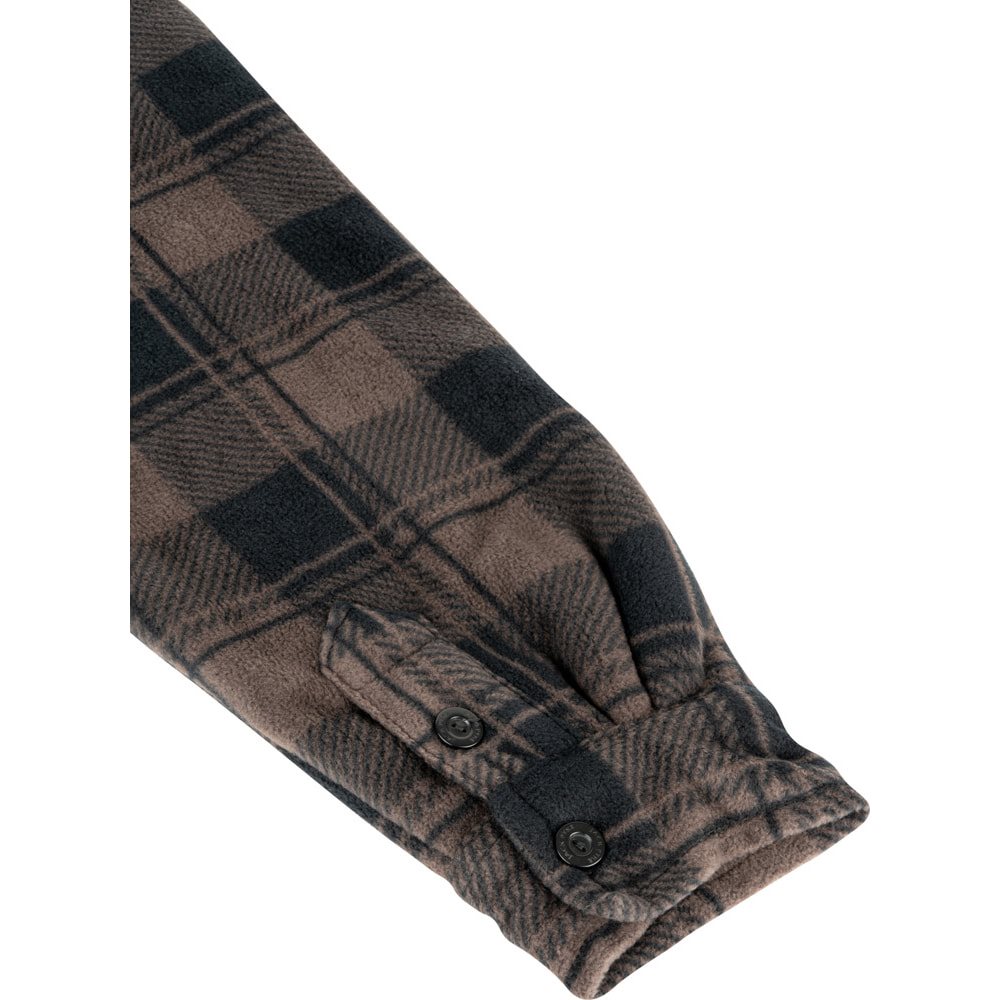 Košile TUNDRA zateplená HNĚDÁ vel. 3XL