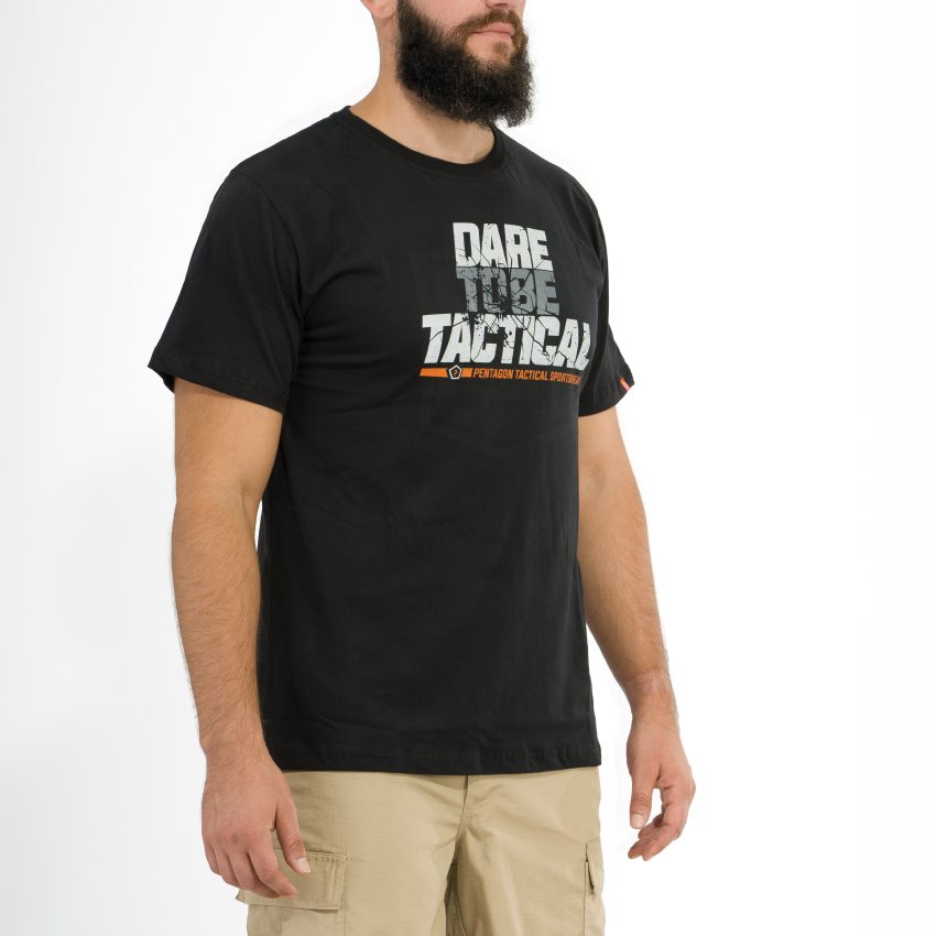 Triko DARE TO BE TACTICAL ČERNÉ vel. XXL
