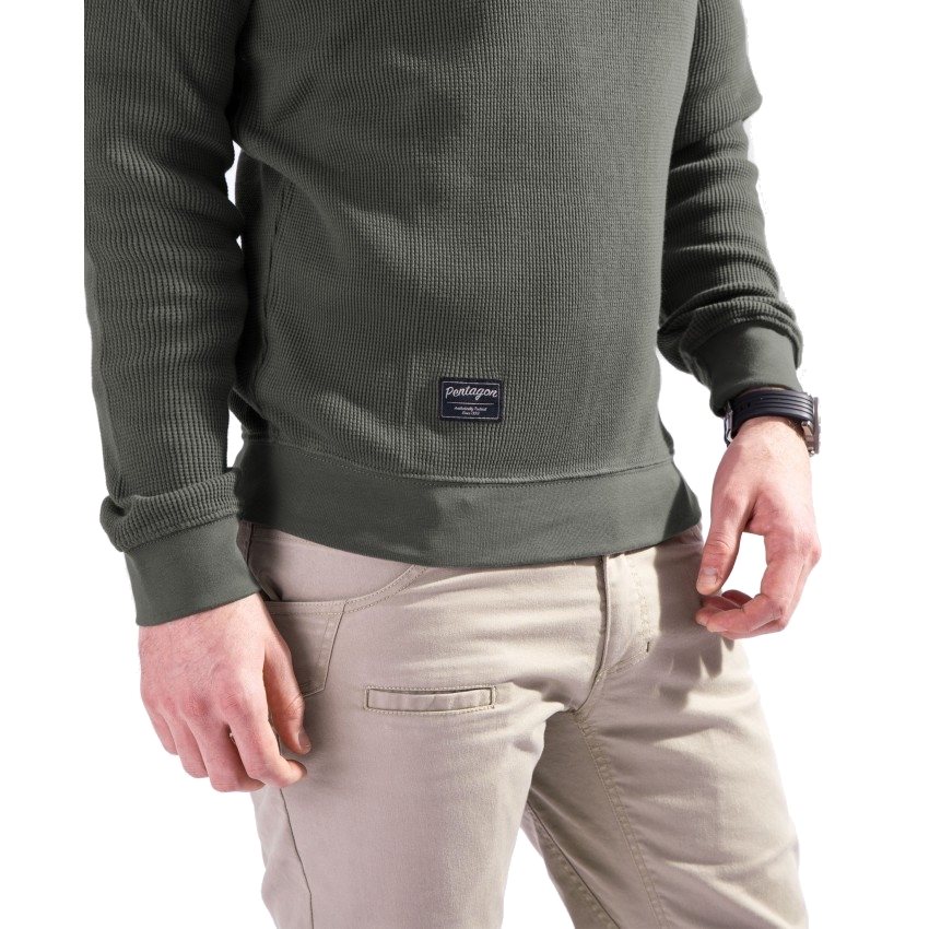Svetr ELYSIUM CAMO GREEN vel. XL