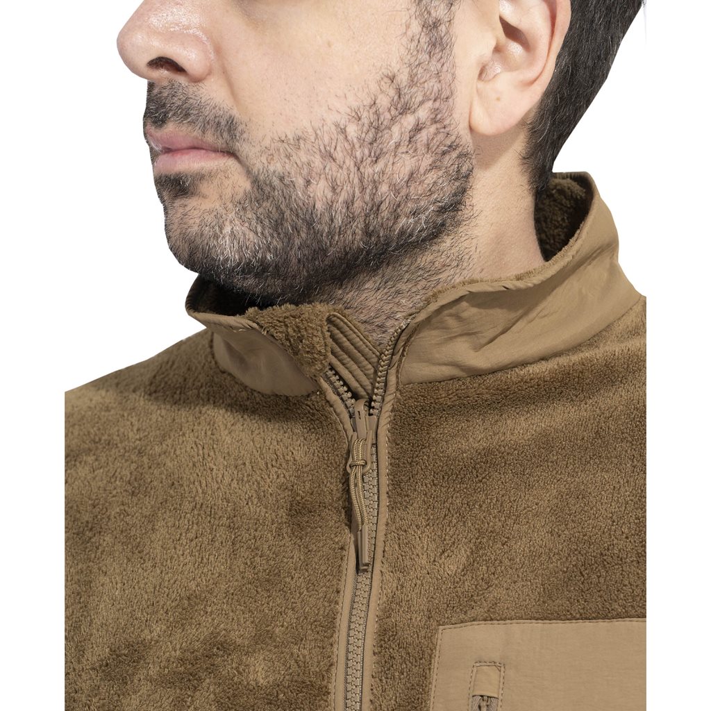 Mikina GRIZZLY FULL-ZIP COYOTE vel. 3XL