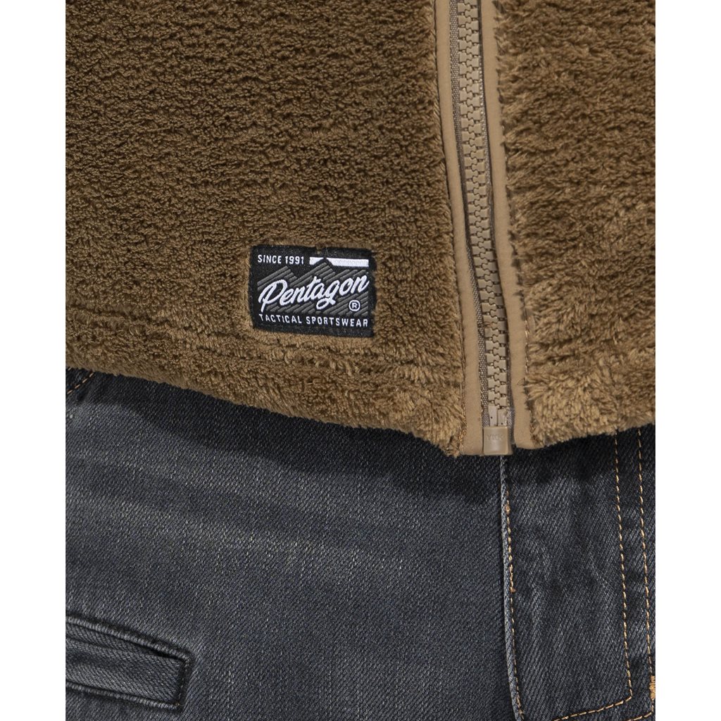 Mikina GRIZZLY FULL-ZIP COYOTE vel. S