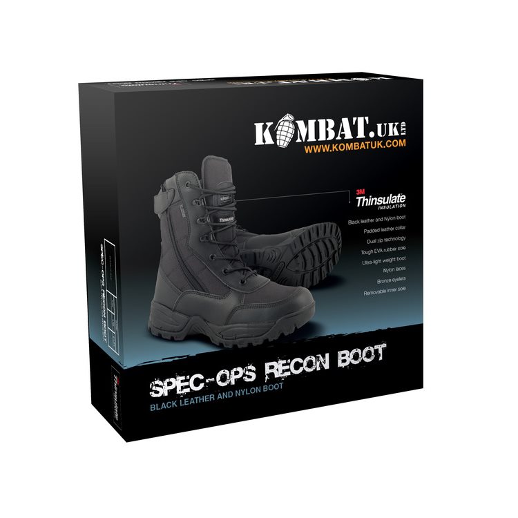 Boty taktické SPEC-OPS RECON ČERNÉ vel. UK 11
