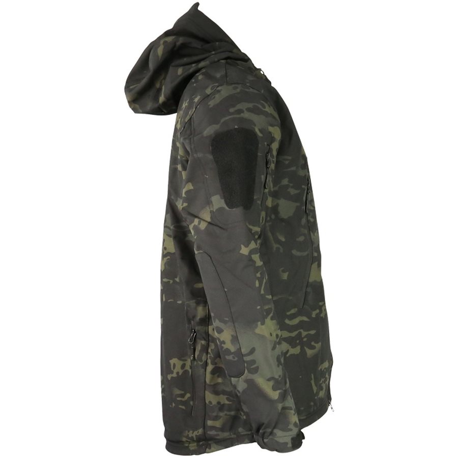 Bunda softshell TACTICAL PATRIOT maskování BTP BLACK vel. 3XL