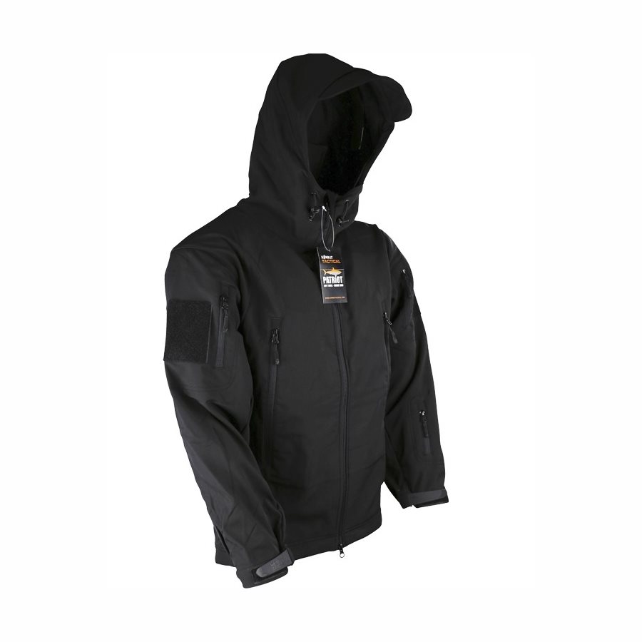 Bunda softshell TACTICAL PATRIOT ČERNÁ vel. XXL