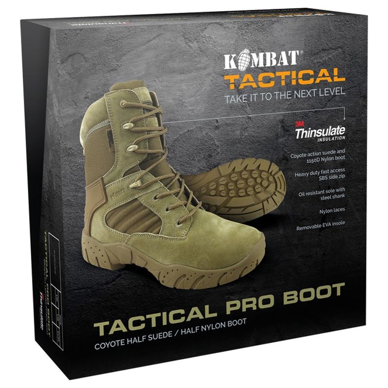 Boty taktické PRO 50/50 COYOTE vel. UK 11