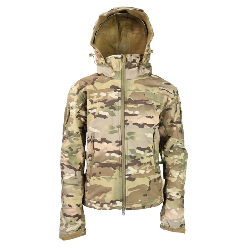 Bunda dětská softshellová PATRIOT maskování BTP vel. M
