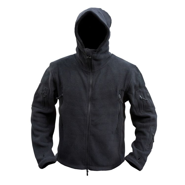 Mikina FLEECE RECON s kapucí ČERNÁ vel. M
