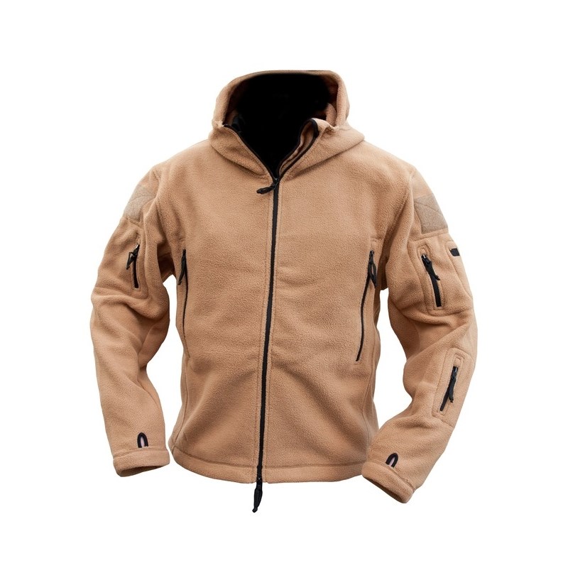 Mikina FLEECE RECON s kapucí COYOTE vel. XL