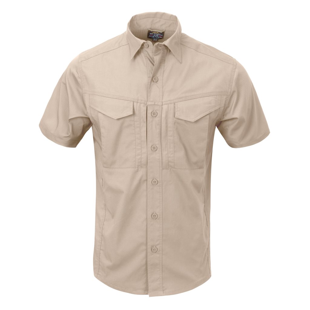 Košile DEFENDER Mk2 kratký rukáv KHAKI vel. XXL