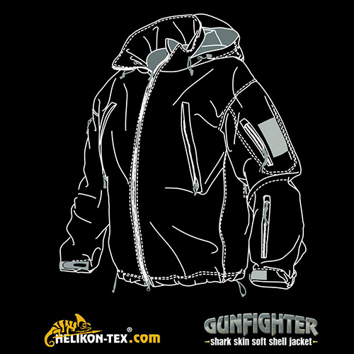 Bunda GUNFIGHTER Shark Skin COYOTE vel. S