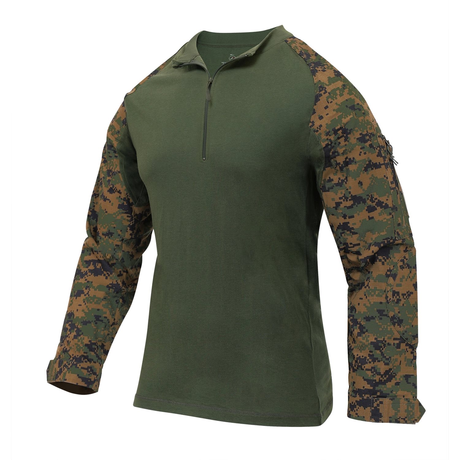 Košile taktická se zipem AIRSOFT COMBAT DIGITAL WOODLAND vel. XL